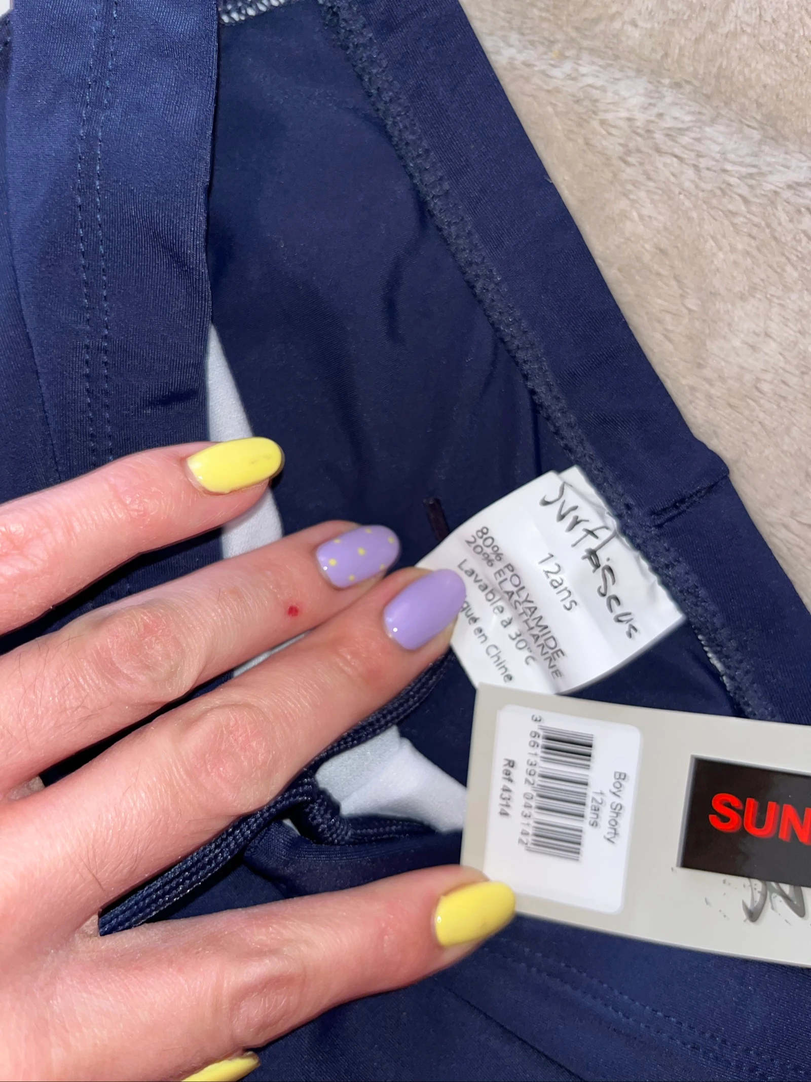 Jongens badslip 12 jaar blauw nieuw – photo 2